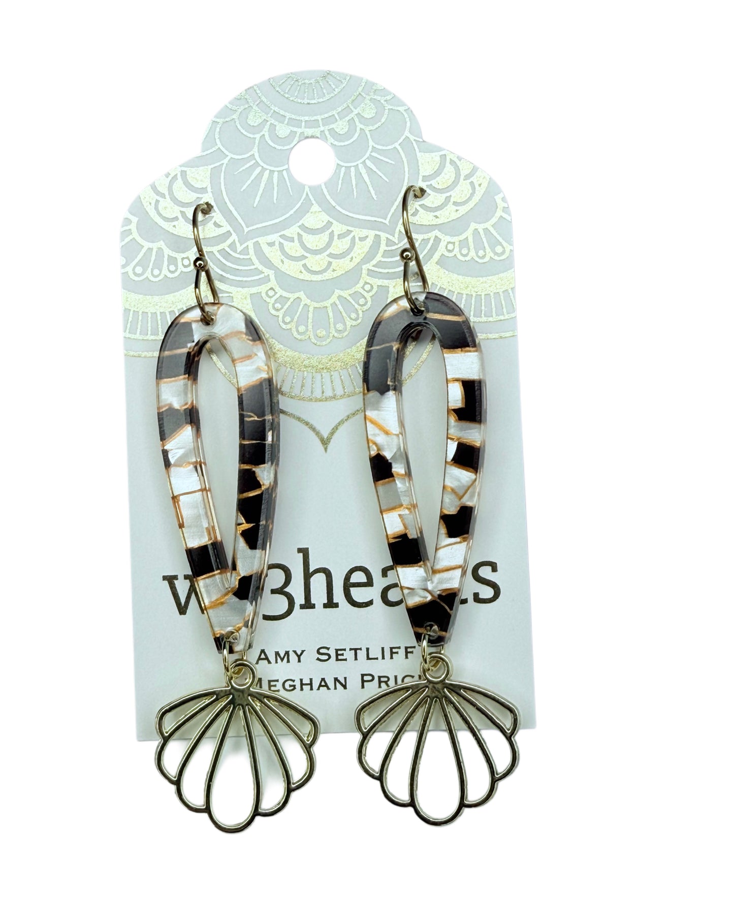 Acrylic Shell Earrings