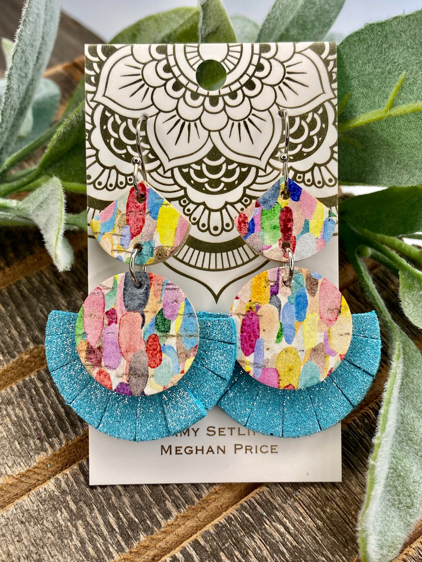 Fandango Leather Earrings