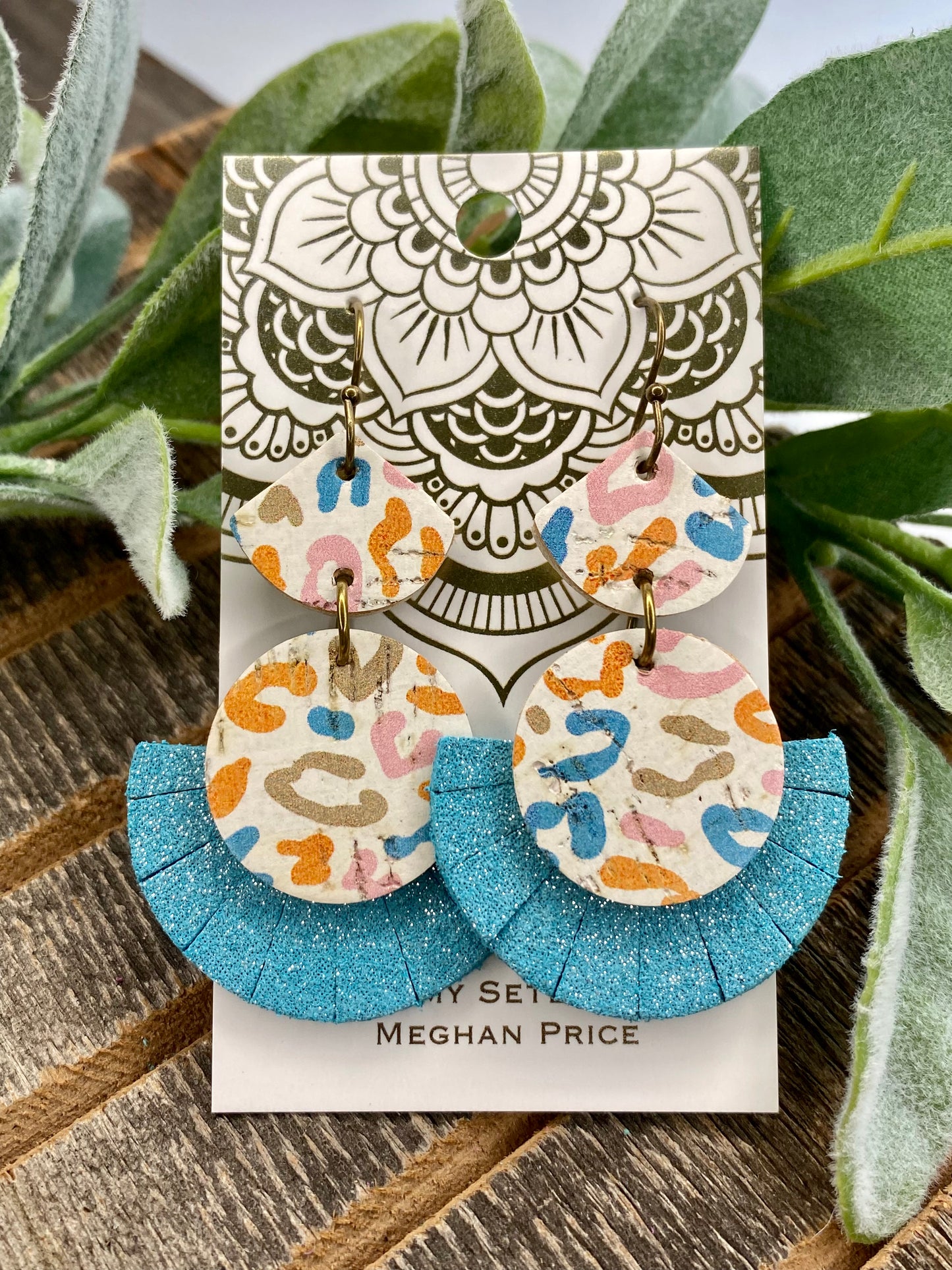 Fandango Leather Earrings