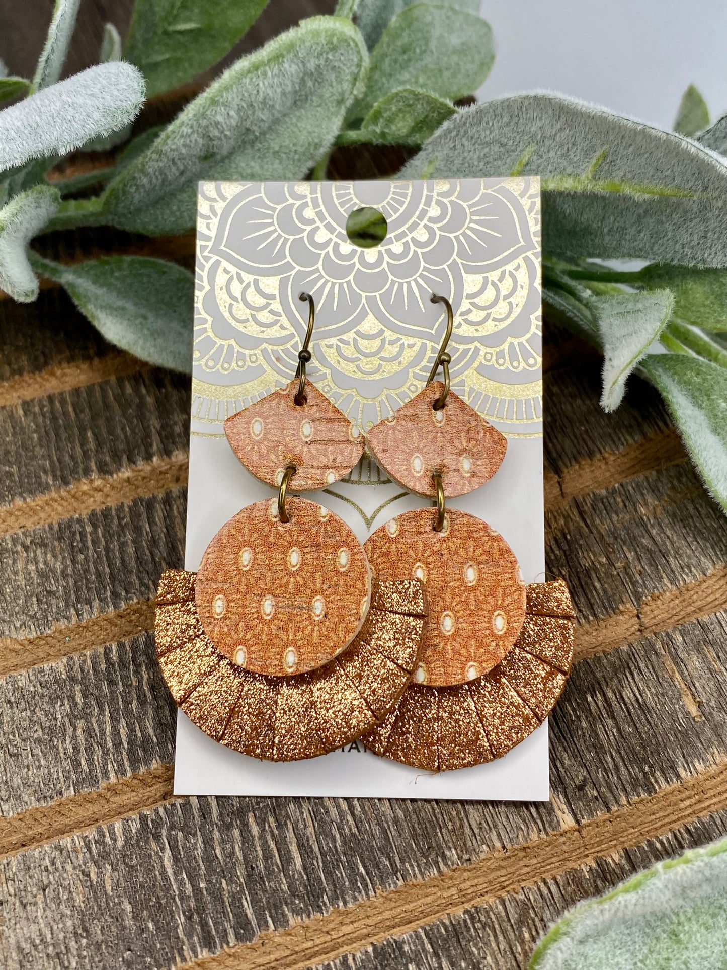 Fandango Leather Earrings