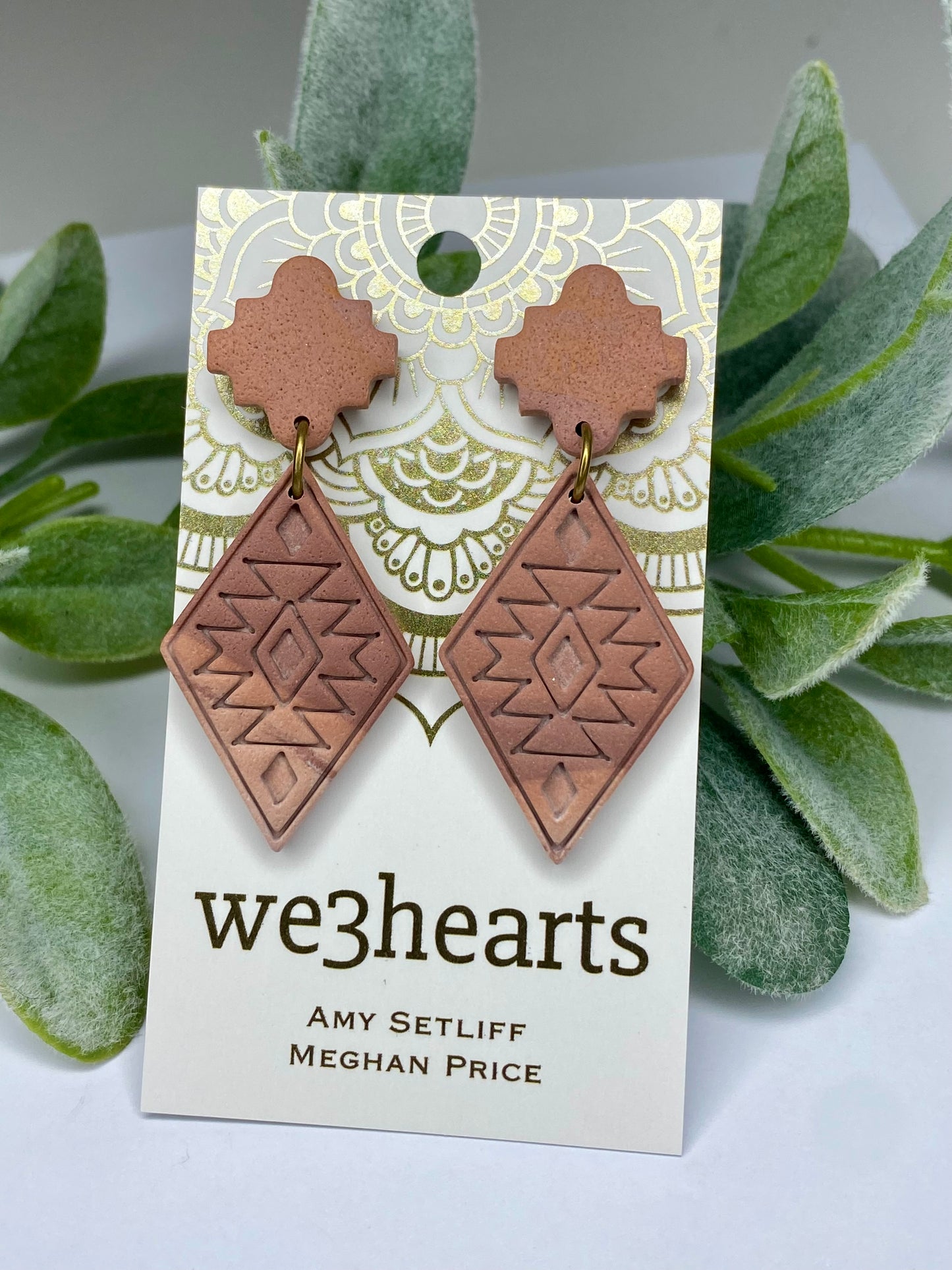 Boho Style! Clay Earrings