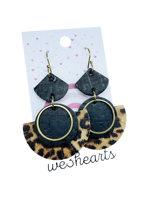 New! Fandago Leather Earrings