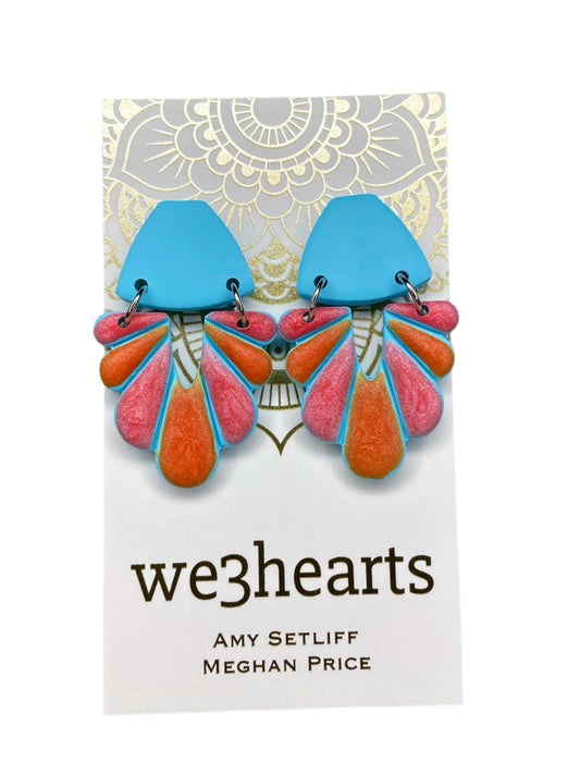 Sale! Southwest Stud Style Clay Earrings