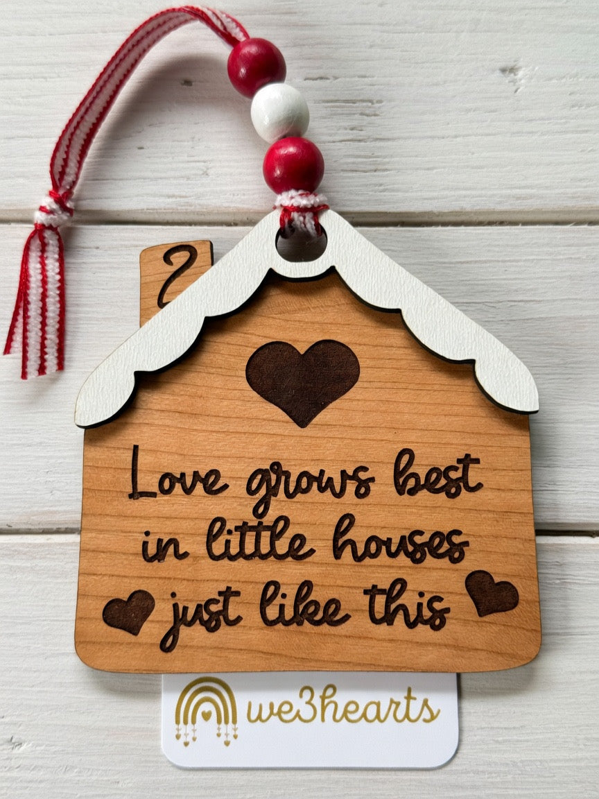 Gingerbread House Ornament-Christmas in July