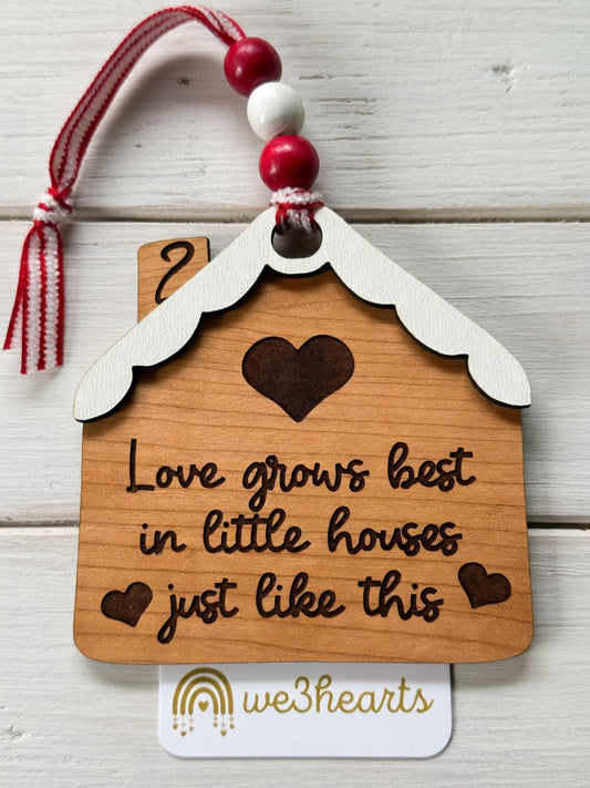 Gingerbread House Ornament-Christmas in July