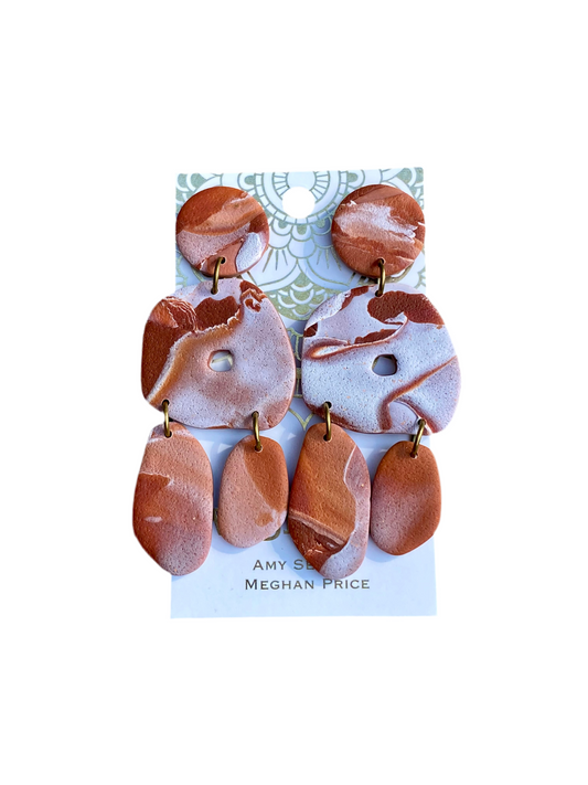 Boho Style! Farrah Clay Dangle Earrings
