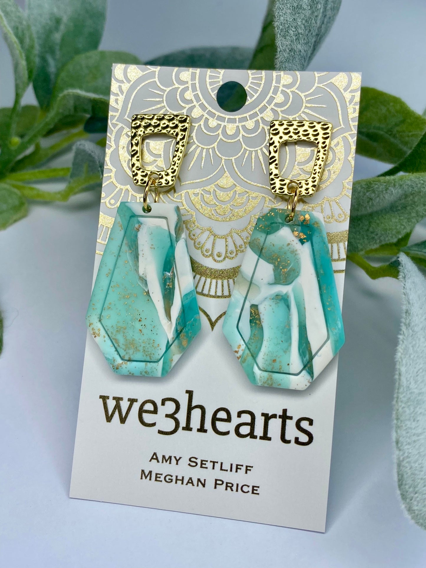 Sea Glass Collection-Clay Earrings