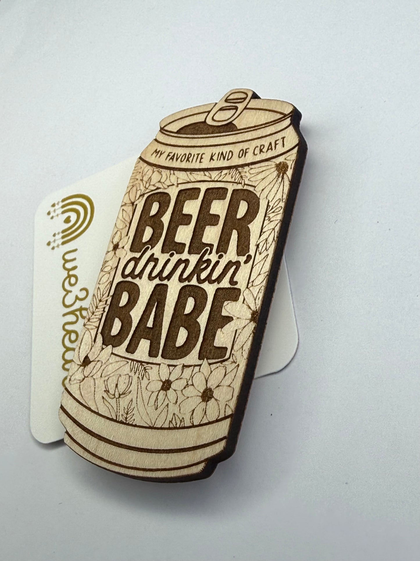 Craft Beer Drinkin’ Babe Magnet-Christmas in July
