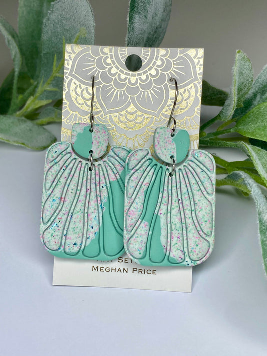 Sea Glass Collection-Clay Earrings