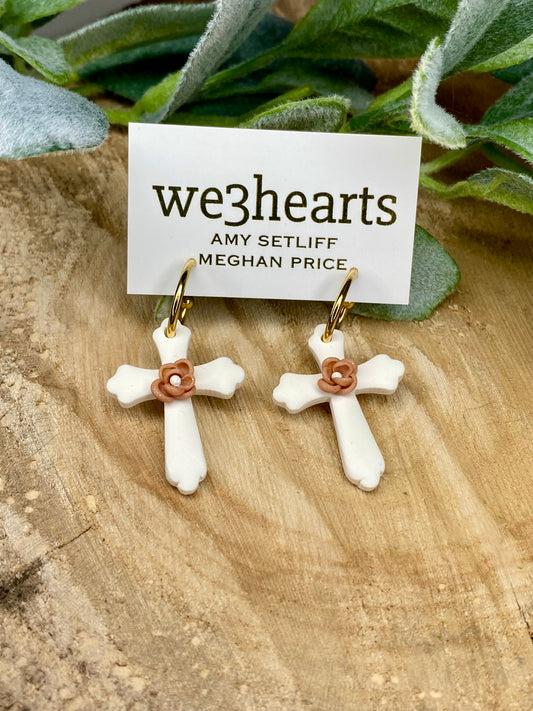 Clay Cross Earrings