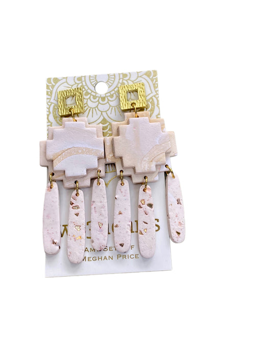 Boho Style! Clay Earrings