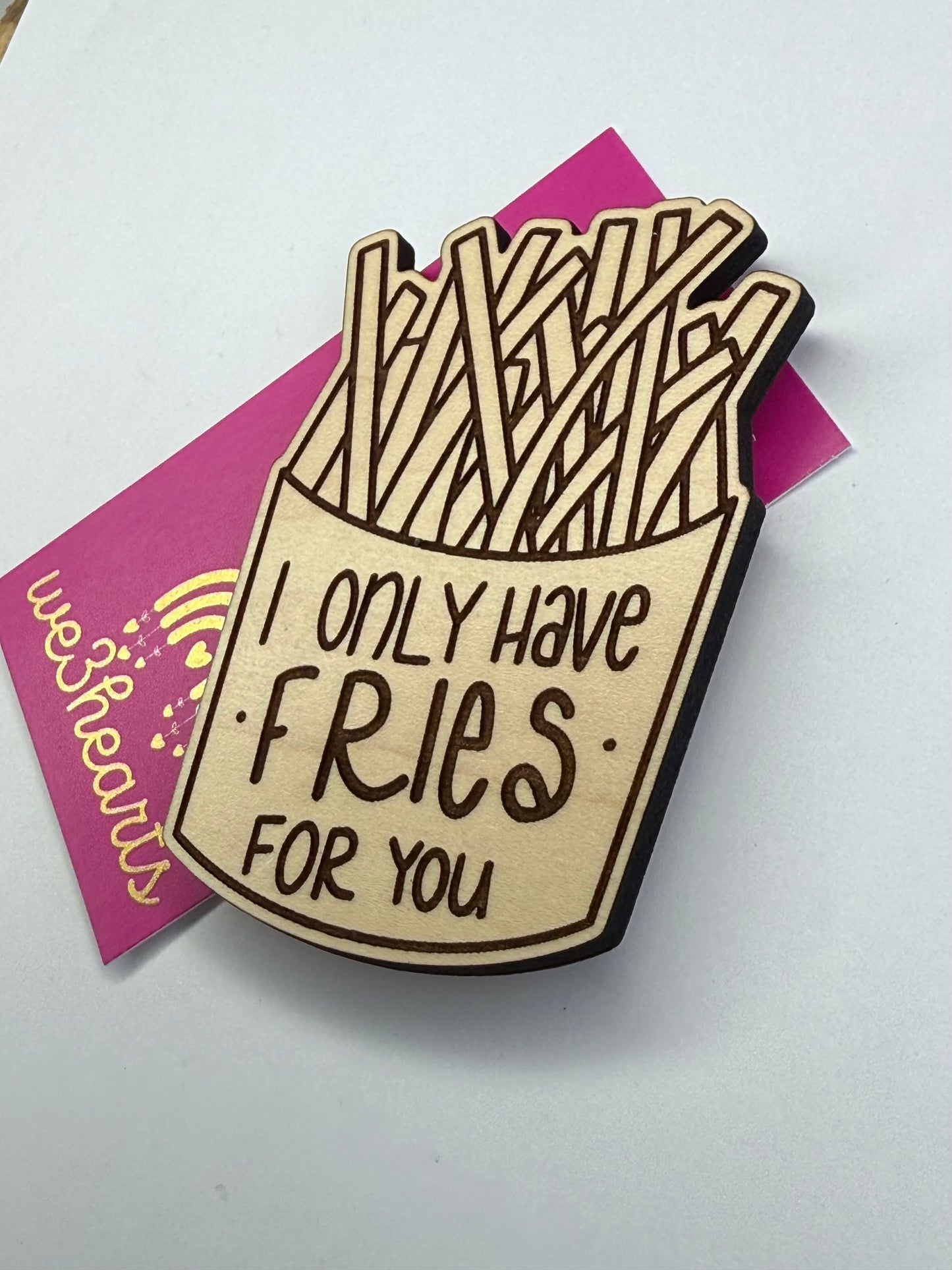French Fry Magnet-Christmas in July