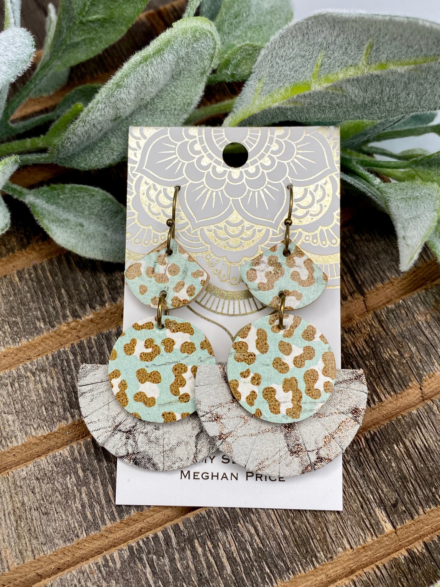Fandango Leather Earrings